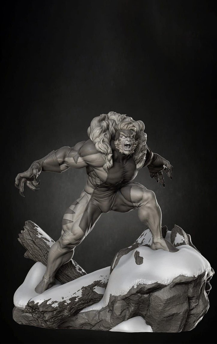 2dz.jpg Sabertooth X-Men STL 3D print files - Image 1