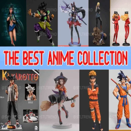 Download The Best Anime Collection For 3D Model Ready To Print File STL