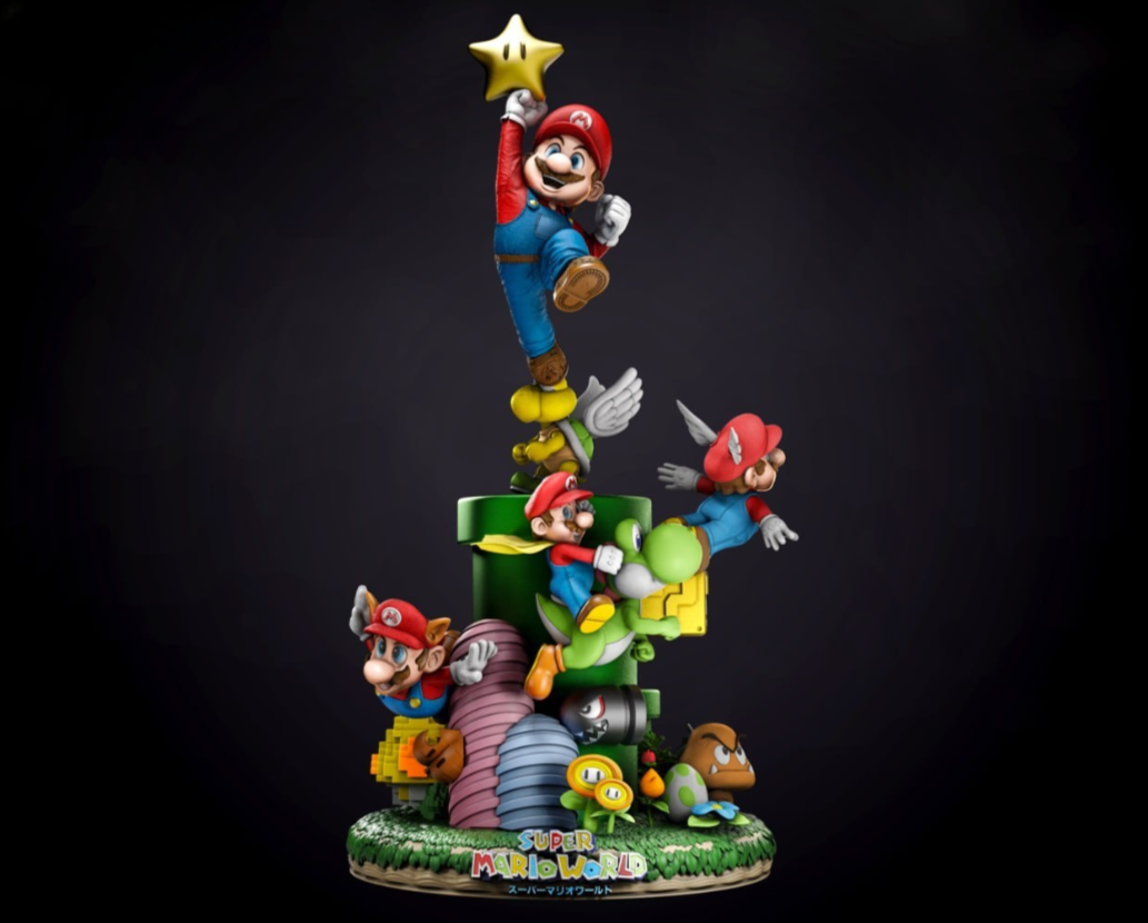 FAFKK.png The super mario bros statue 3d printing stl files - Image 1