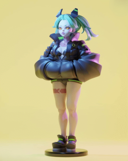 Rebecca Cyberpunk stl files for 3d printing model