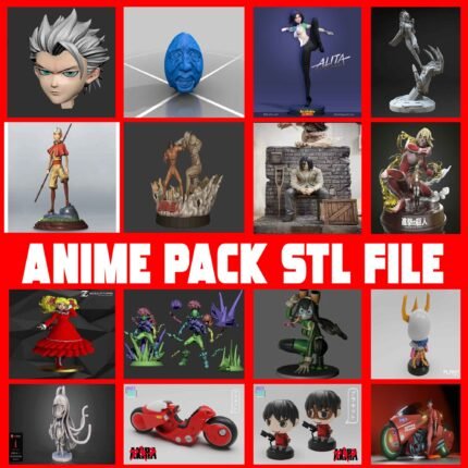 the big bundle anime for 3d printer & 3d models stl file