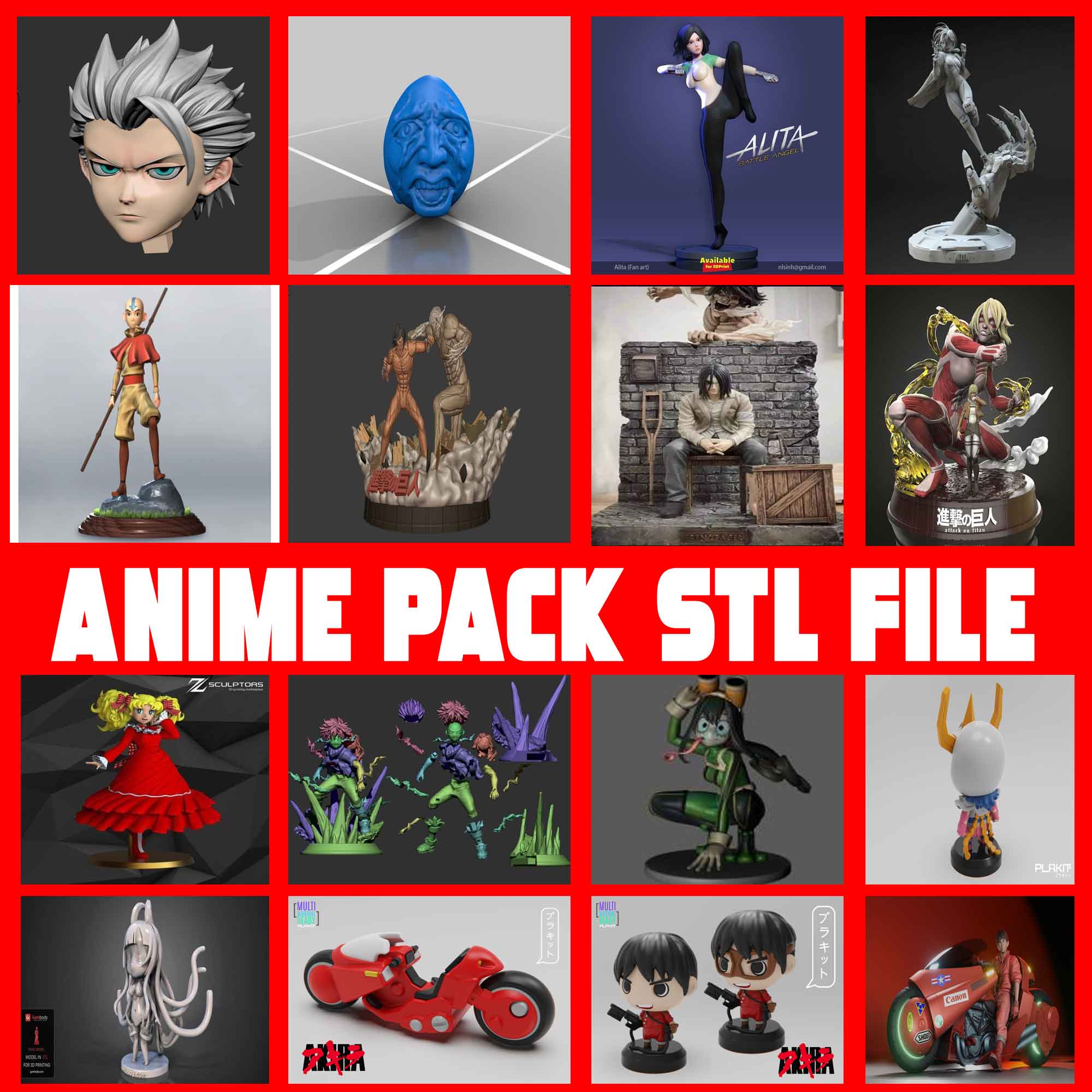 Untitled-12.jpg the big bundle anime for 3d printer & 3d models stl file - Image 1