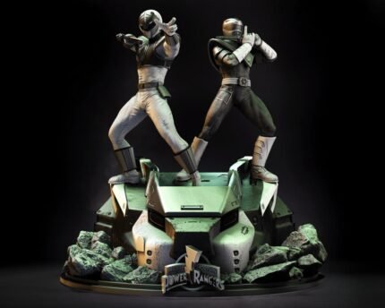 Mighty morphin power ranger 3d printing stl files