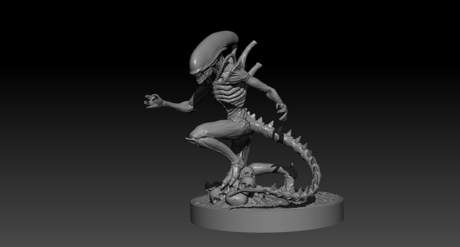 alien-xenomorph-3d-printing-figurine-563.jpg Alien Xenomorph 3D Printing Figurine - Image 1