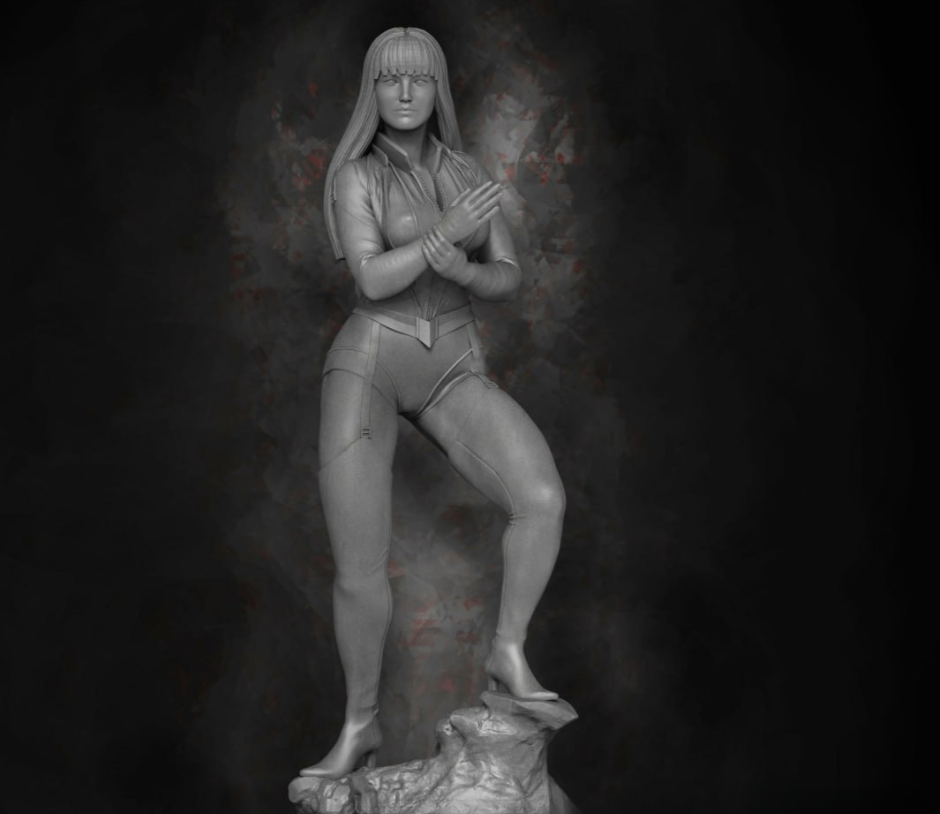 alkdf.png Silk spectre – watchmen 3d printing stl files - Image 1