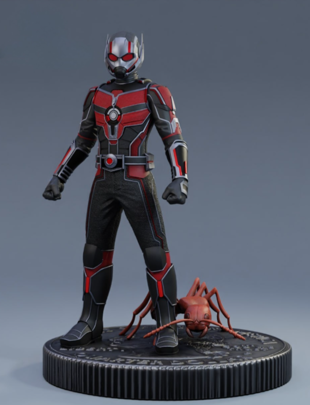 antman.png Ant-Man 3d printing stl files - Image 1