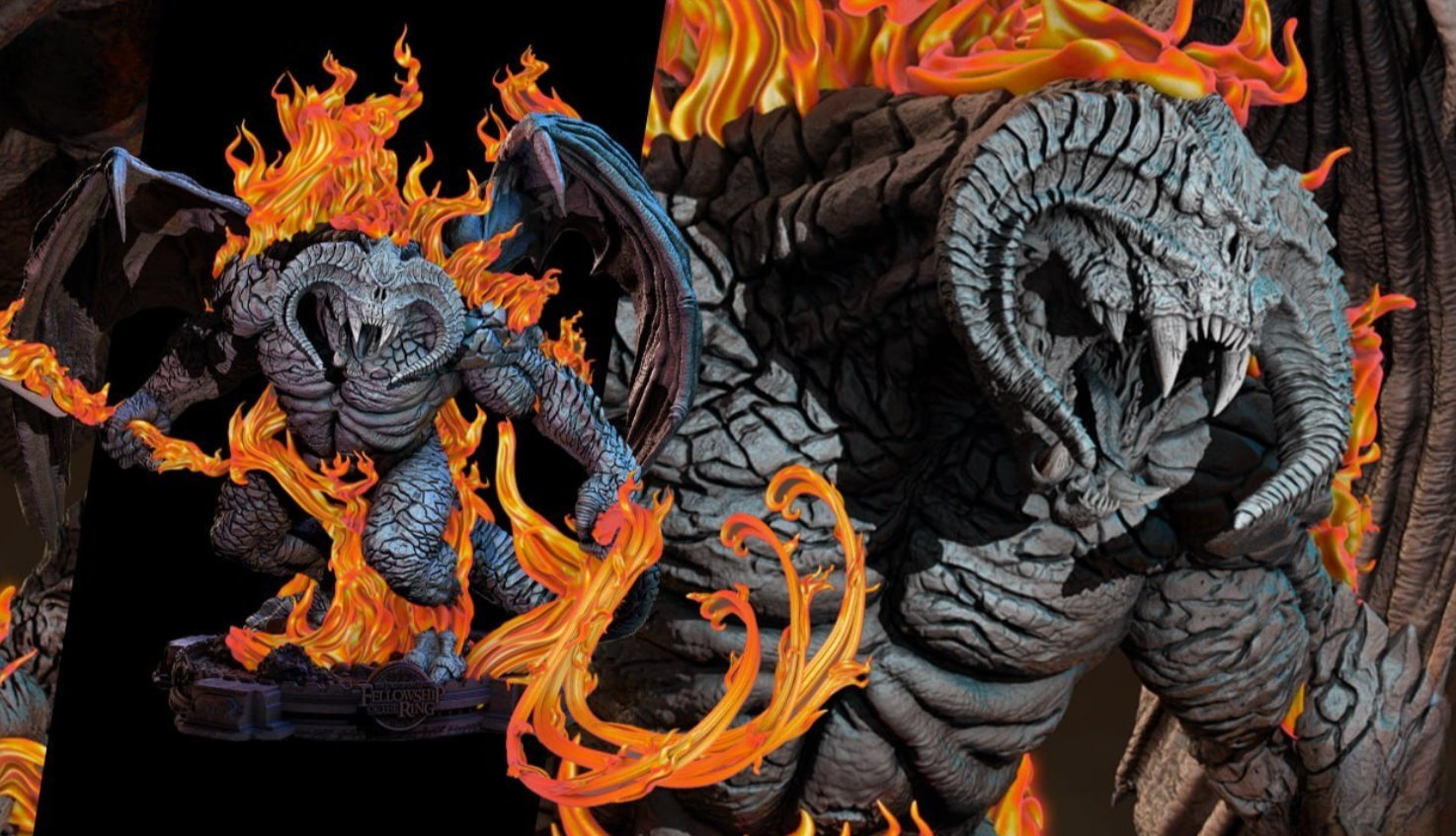balrog.png Balrog 3d printing stl files - Image 1