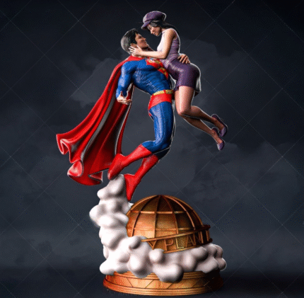 Superman & Lois lane 3d printing stl files