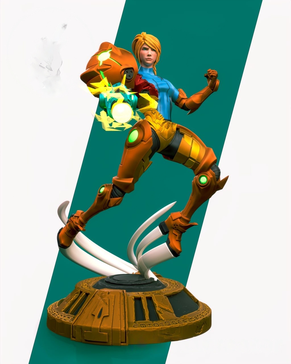 ddffd.jpeg Samus Metroid 3d printing stl files - Image 1