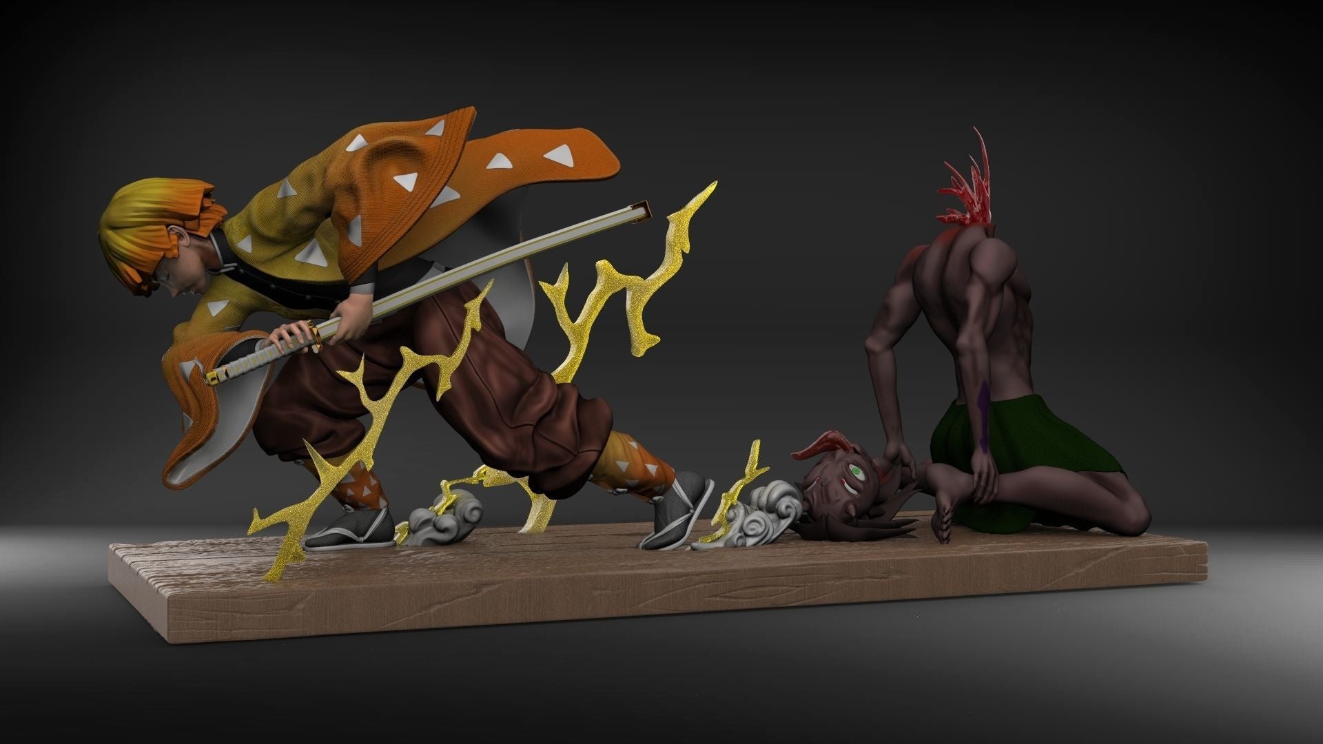 demon-slayer-zenitsu-3d-model_3.jpg Demon slayer Zenitsu 3D model - Image 1