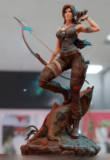 Lara croft 3d printing stl files
