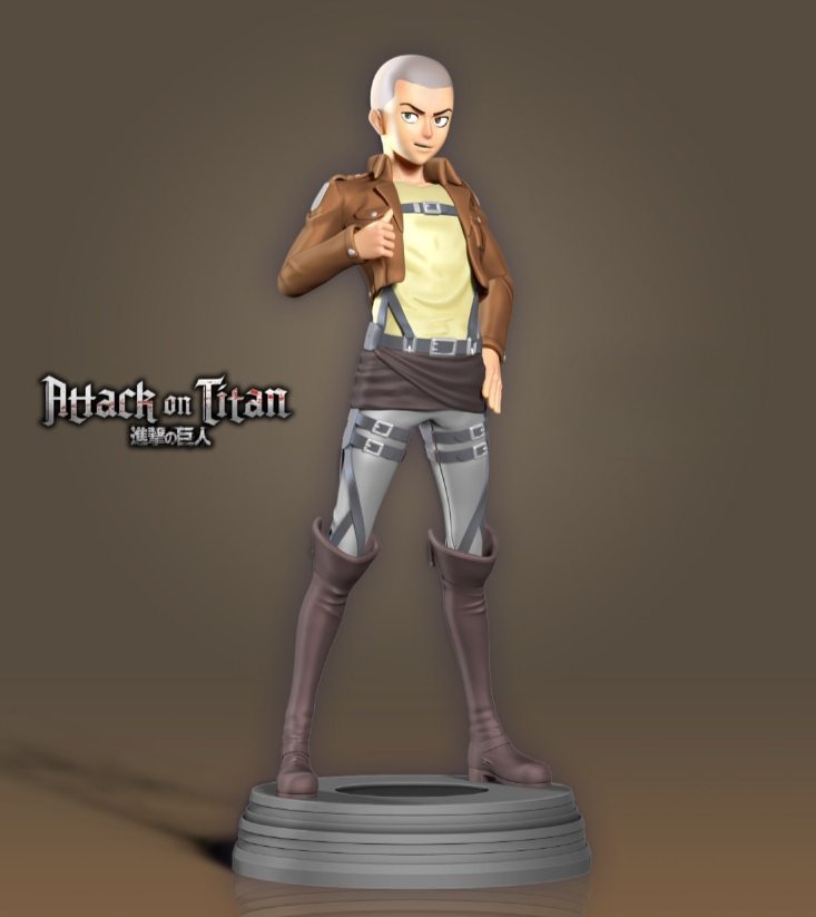 fsda.png Attack on titan connie springer 3d print stl files - Image 1