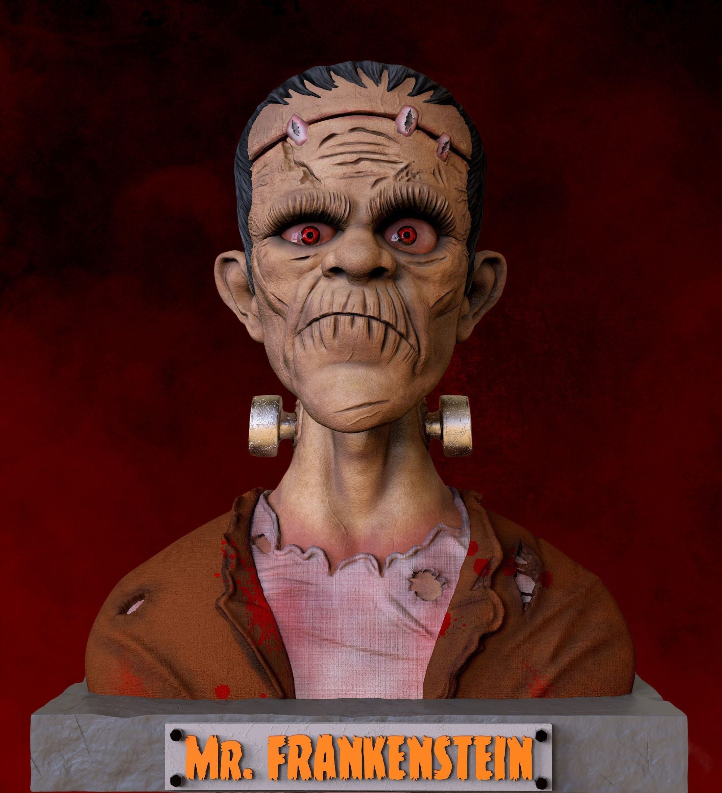 halloween-frankenstein-3d-printable-print-model-139-scaled-1.jpg Halloween Frankenstein 3D Printable 3D print model - Image 1