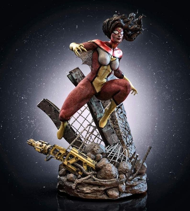 il_794xN.2767443777_p9nb.jpg 2-3-Spider Woman 3D STL Digital Figure - Image 1
