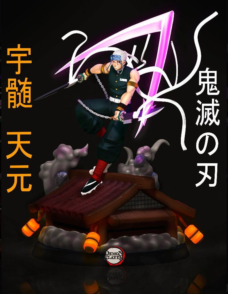 il_794xN.3686137887_2uyl.jpg Uzui Tengen - Demon Slayer/Kimetsu No Yaiba Figure Statue STL - Image 1