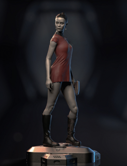 Uhura – star trek 3d printing stl files