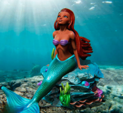 Little Mermaid stl files for 3d printing model