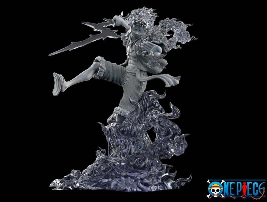 naruti.png Luffy one piece 3d printing stl files - Image 1