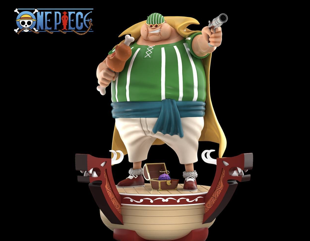 one-pece.png Luckyroo one piece 3d printing stl files - Image 1