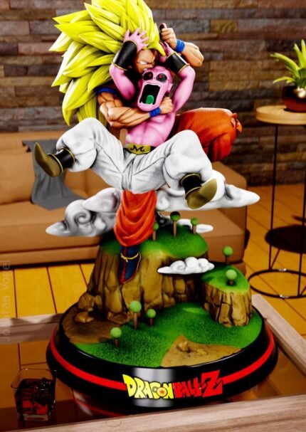 Goku vs buu 3d printing stl files