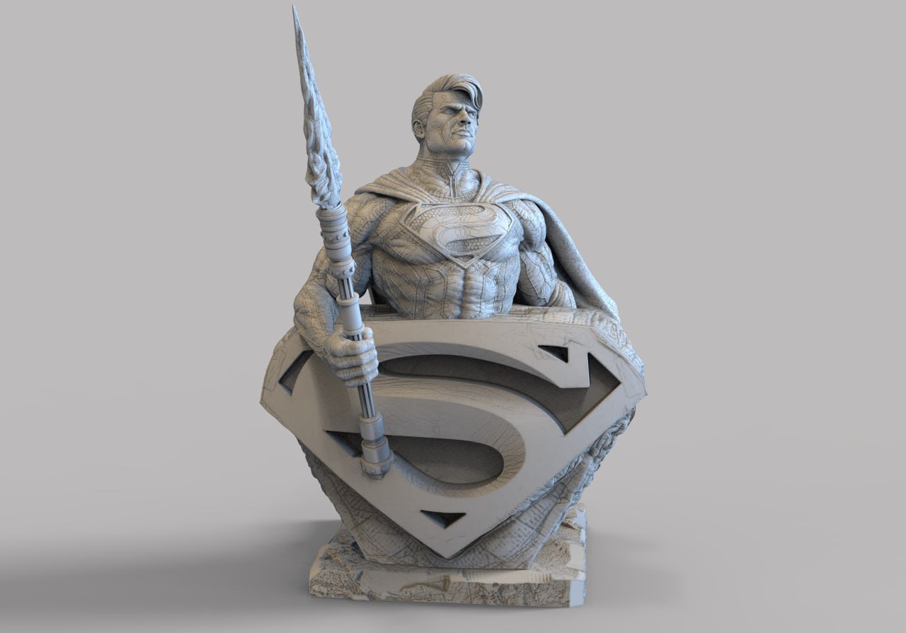 photo_4920359215298620196_y.jpg Superman bust 3d printing stl files - Image 1