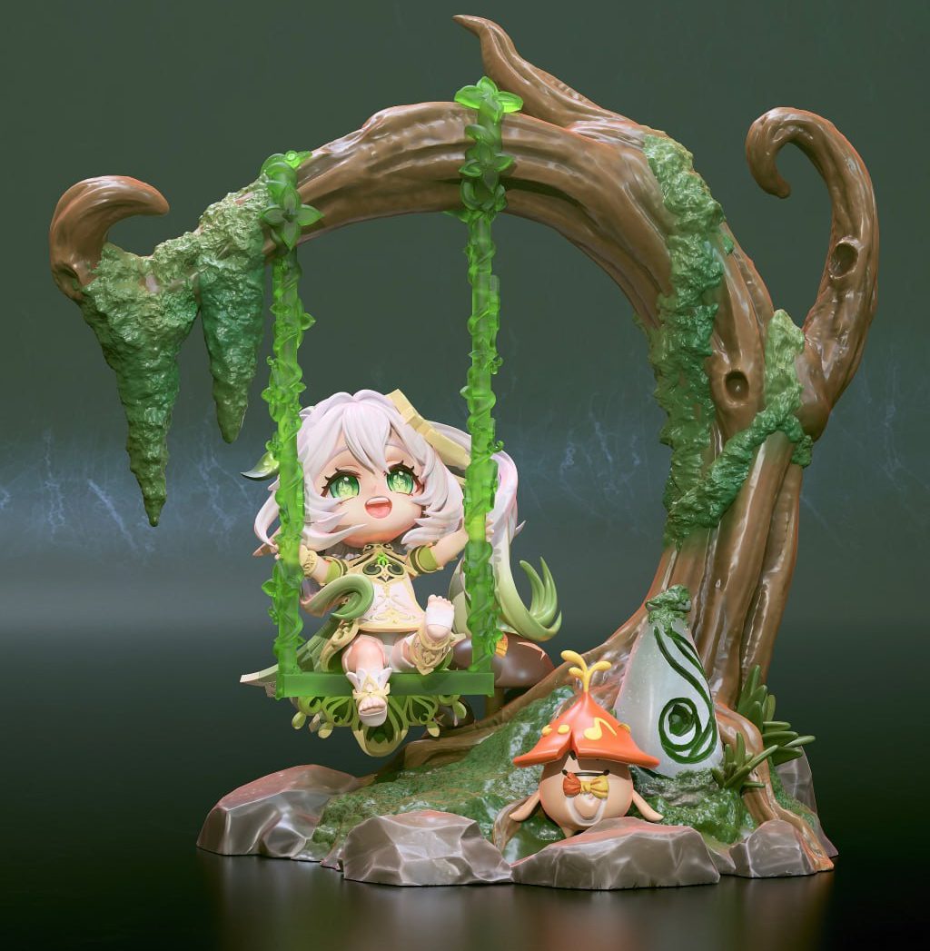 photo_4925125396341566397_y-e1695351270773.jpg Nahida chibi 3d printing stl files - Image 1