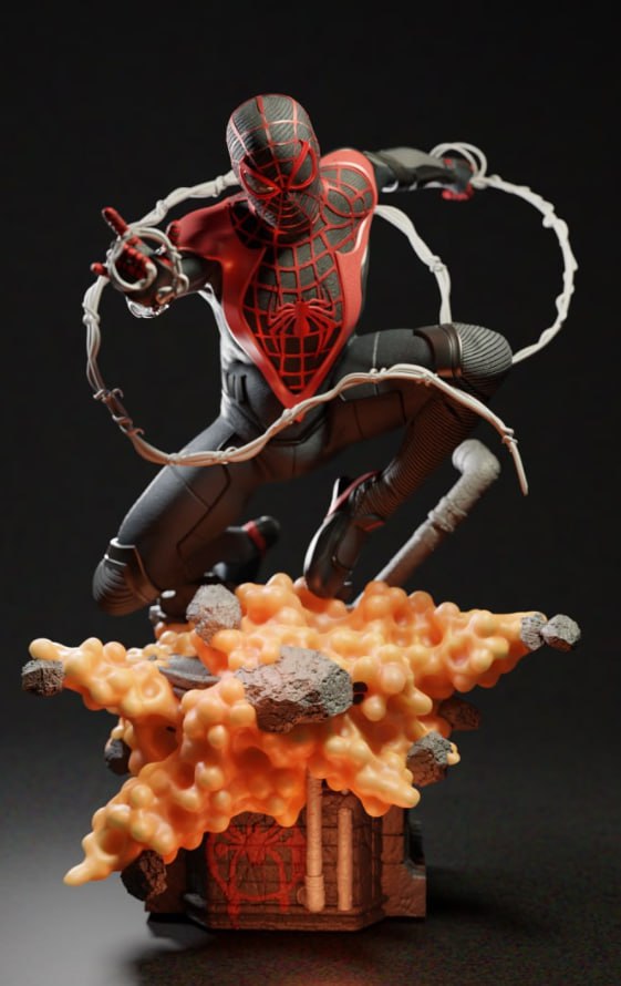 photo_4931485976618970303_y.jpg Miles Morales 3d printable stl files - Image 1