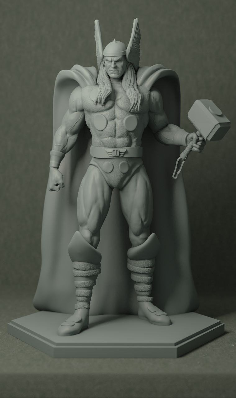 photo_5046429510597192520_y.jpg Thor classic 3d printing stl files - Image 1