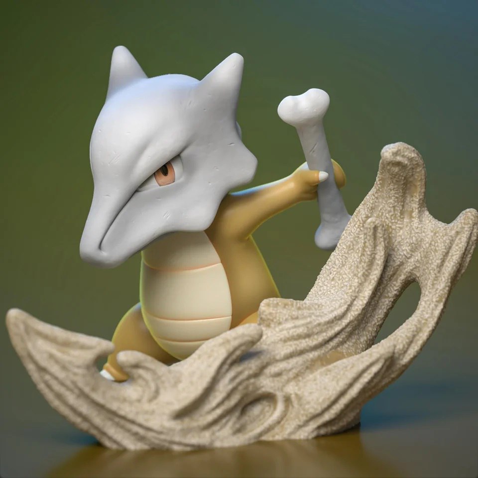photo_5069237268702669715_y.jpg Marowak pokemon 3d printing stl files - Image 1