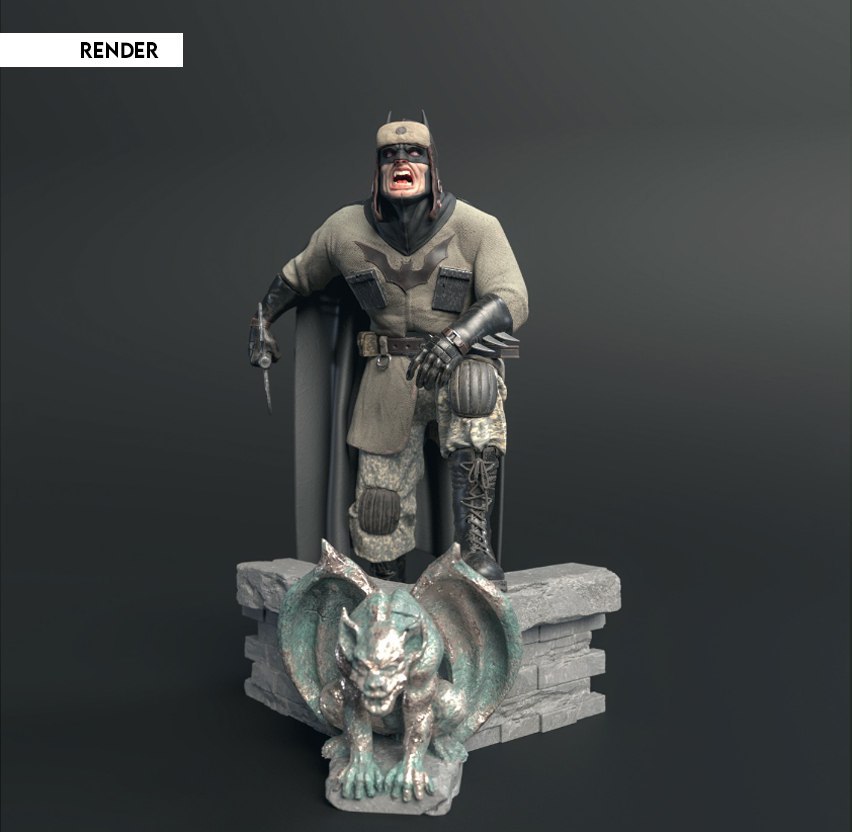 photo_5071337847012830000_y.jpg Batman red sun 3d printing stl files - Image 1