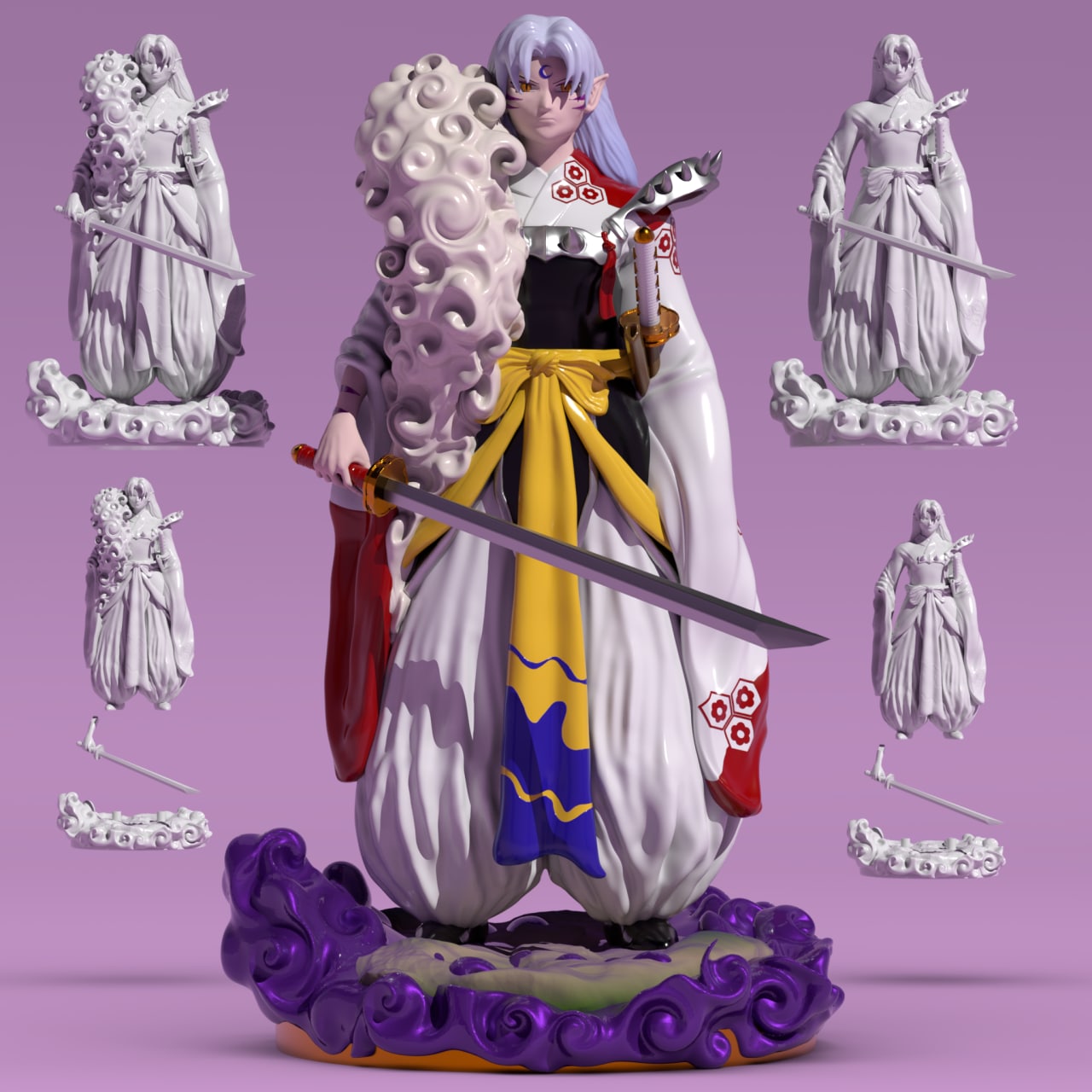 photo_5098515493823818497_y.jpg Sesshomaru 3d printing stl files - Image 1