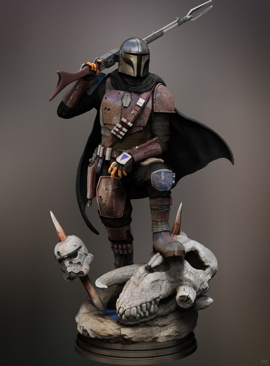 photo_5206270081477227380_y.jpg Mandalorian star wars 3d printing stl files - Image 1