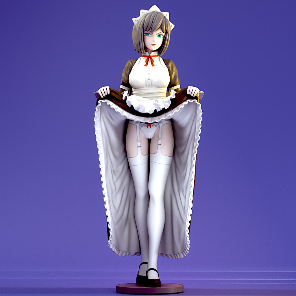 photo_5330237912975001360_y.jpg Maid Anime 3d printing stl files - Image 1