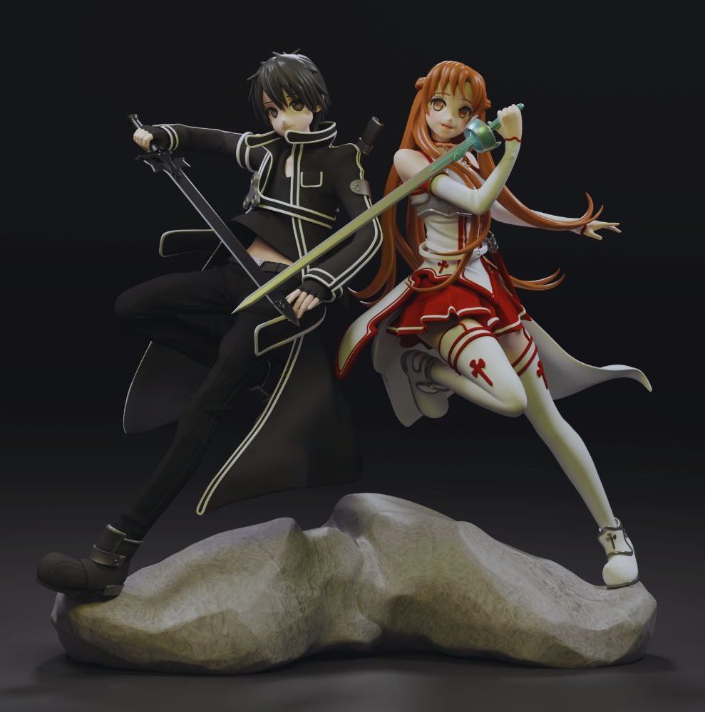 photo_5334536028482027557_y-1-e1707360175246.jpg Kirito & Asuna 3d printing stl files - Image 1