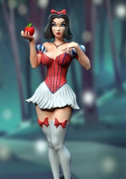 Snow white 3d printing stl files