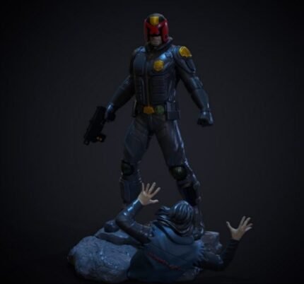 Judge dredd 3d printing stl files