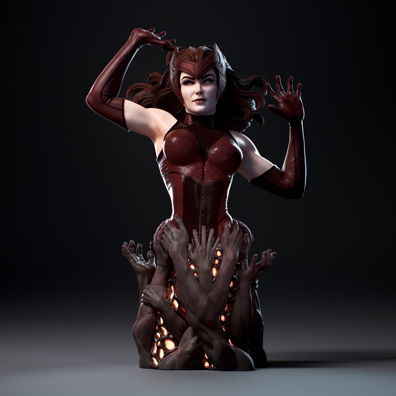 photo_5841572456966503485_y.jpg Scarlet witch stl files for 3d printing model - Image 1