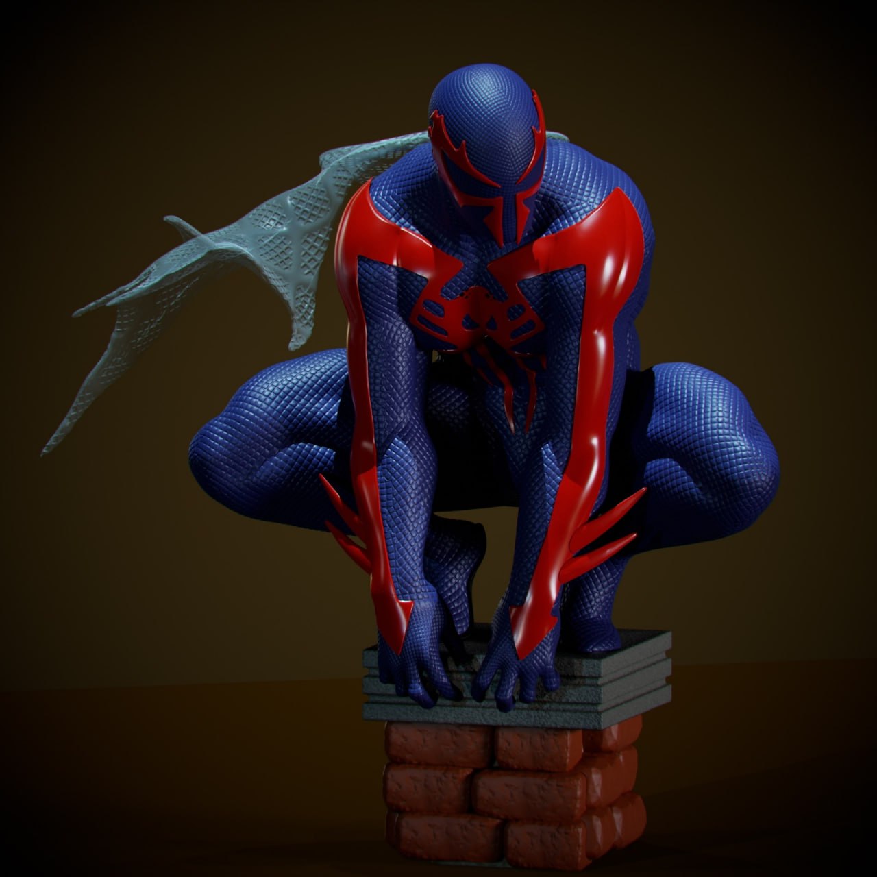 photo_6039506926745795333_y.jpg Spider-man 2099 3d printing stl files - Image 1