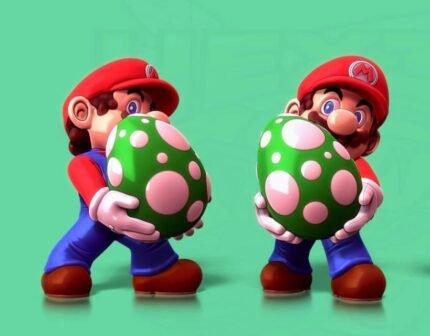 Mario easter egg holder 3d printing stl files