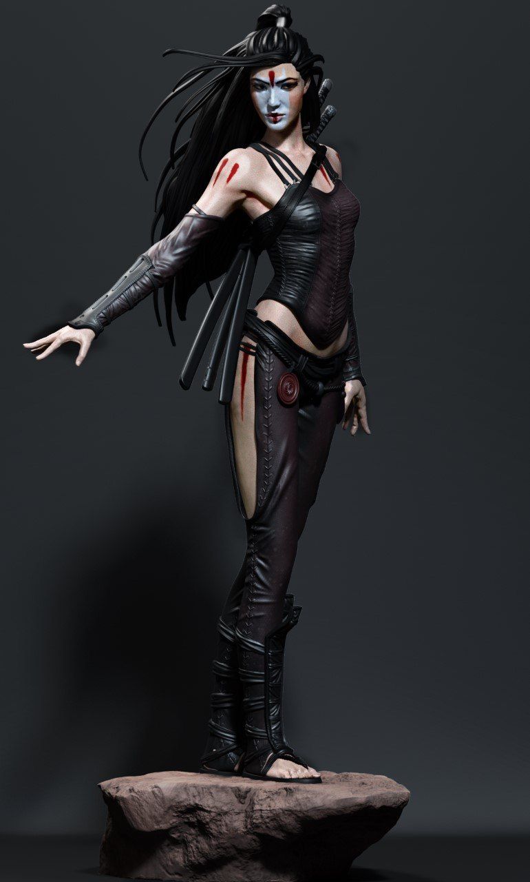 photo_6150192975607609111_y.jpg Asian female warrior 3d printing stl files - Image 1