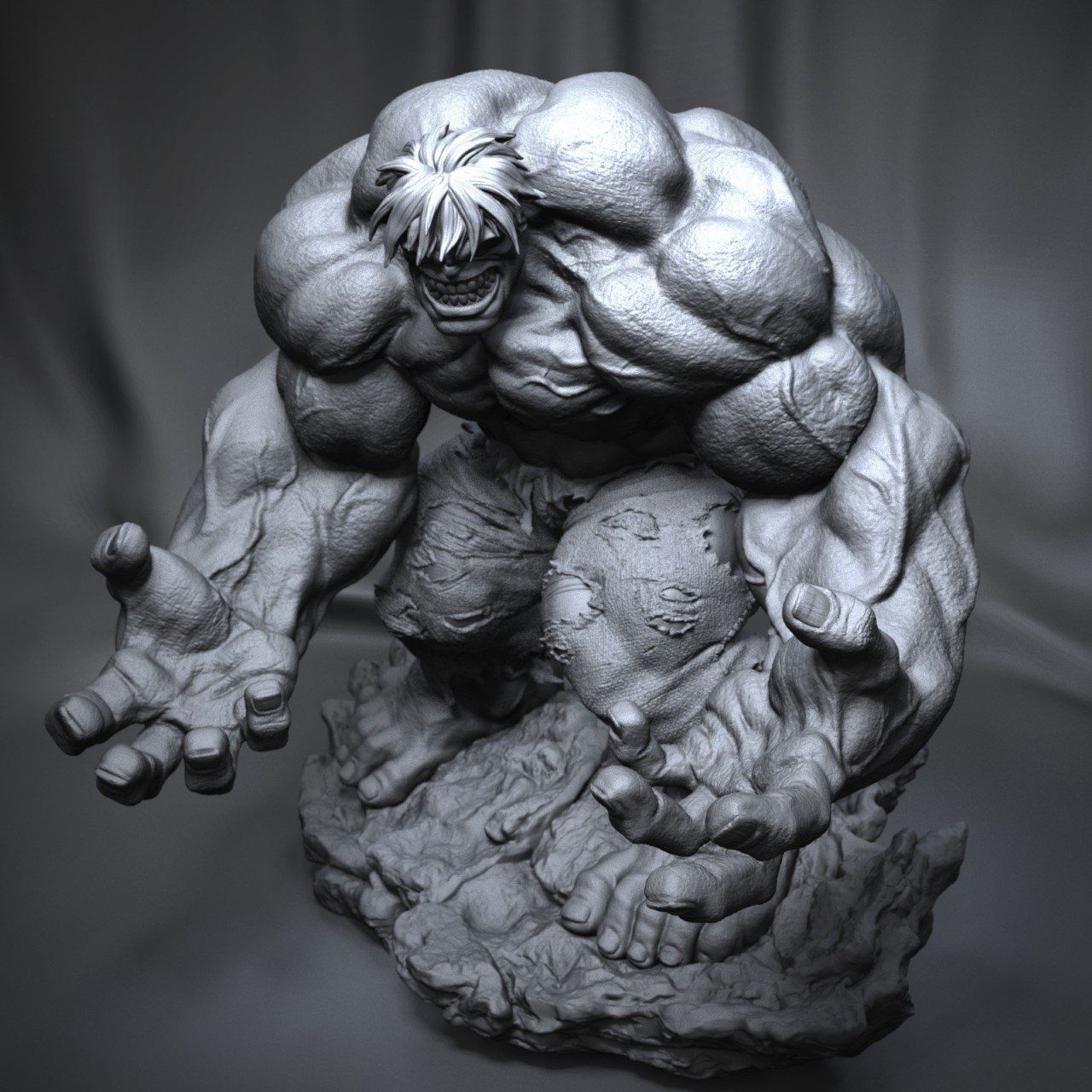 photo_6150192975607609113_y.jpg The Hulk 3d printing stl files - Image 1