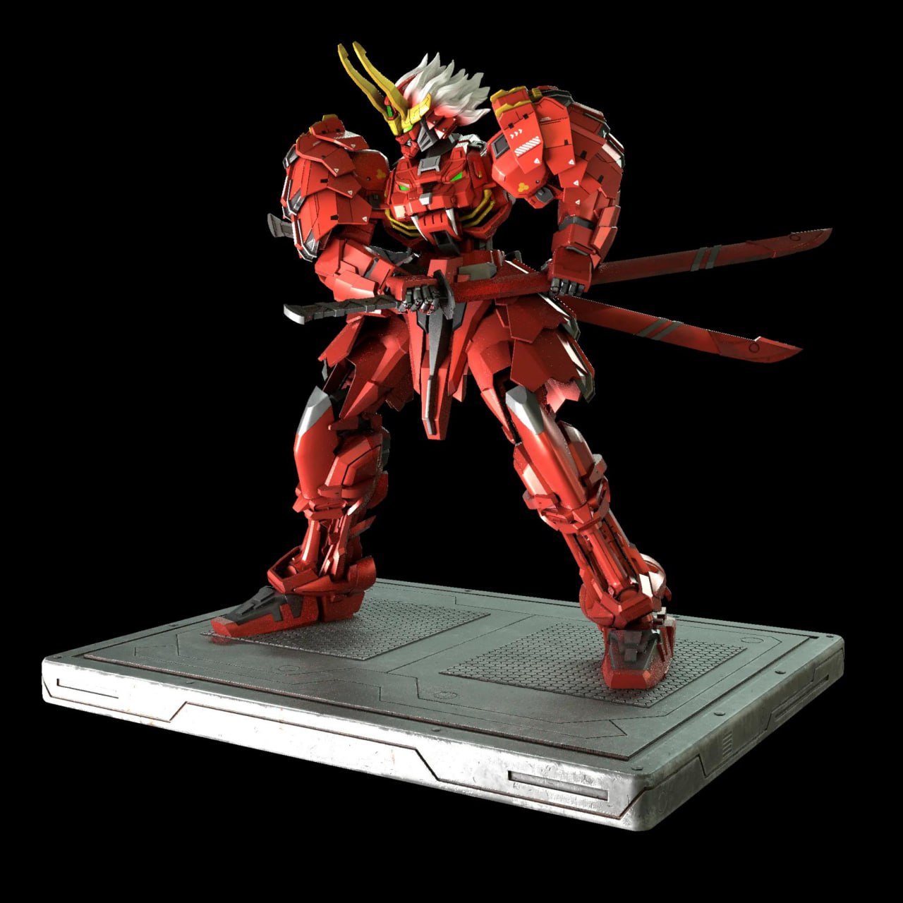 photo_6195097988263687545_y.jpg Shingen takeda Gundam 3d printing stl files - Image 1