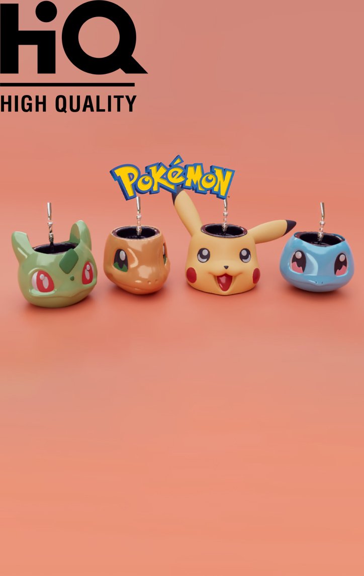 pokimon.jpg Mugs 3D Nintendo Pok��mon stl - Image 1
