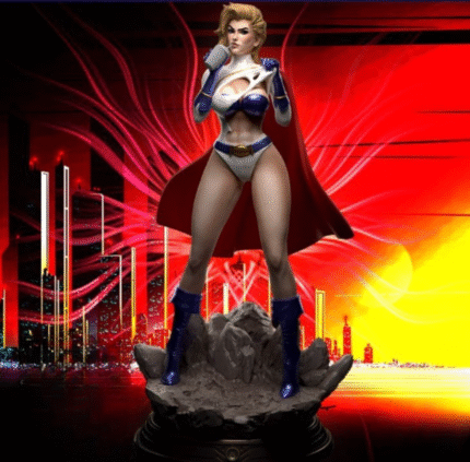 Power Girl 3d printing stl files