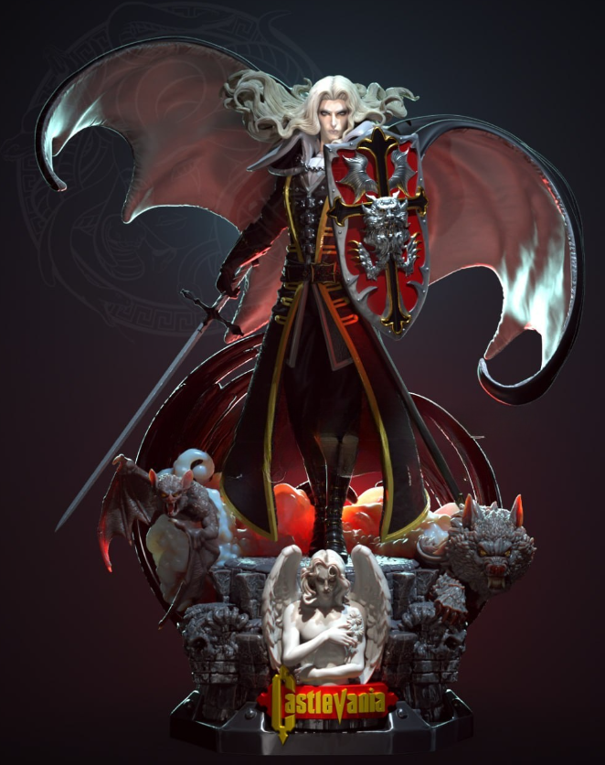 sad.png Alucard 3d printing stl files - Image 1