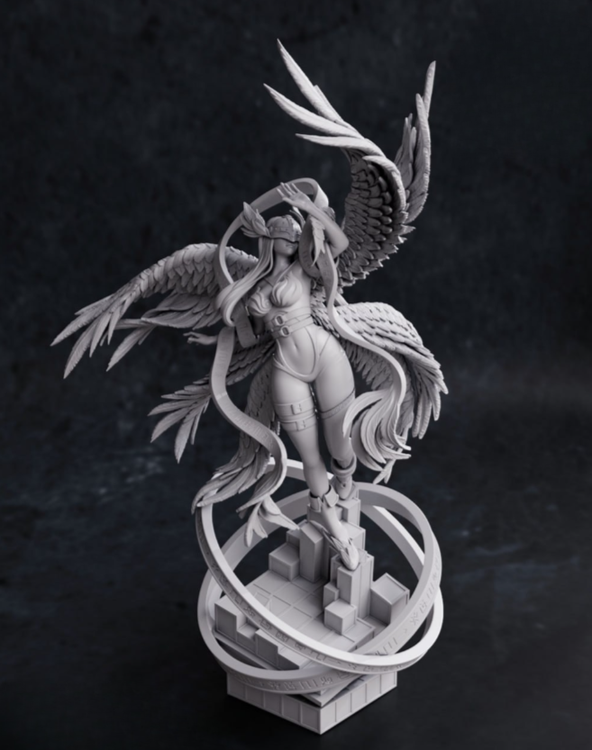 sdgg.png Angewomon – Digimon 3d printing stl files - Image 1