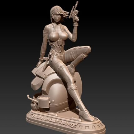 Sexy Rebel Pilot Diorama Statue