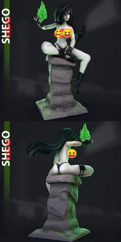 Shego NSFW 3D Printing stl files