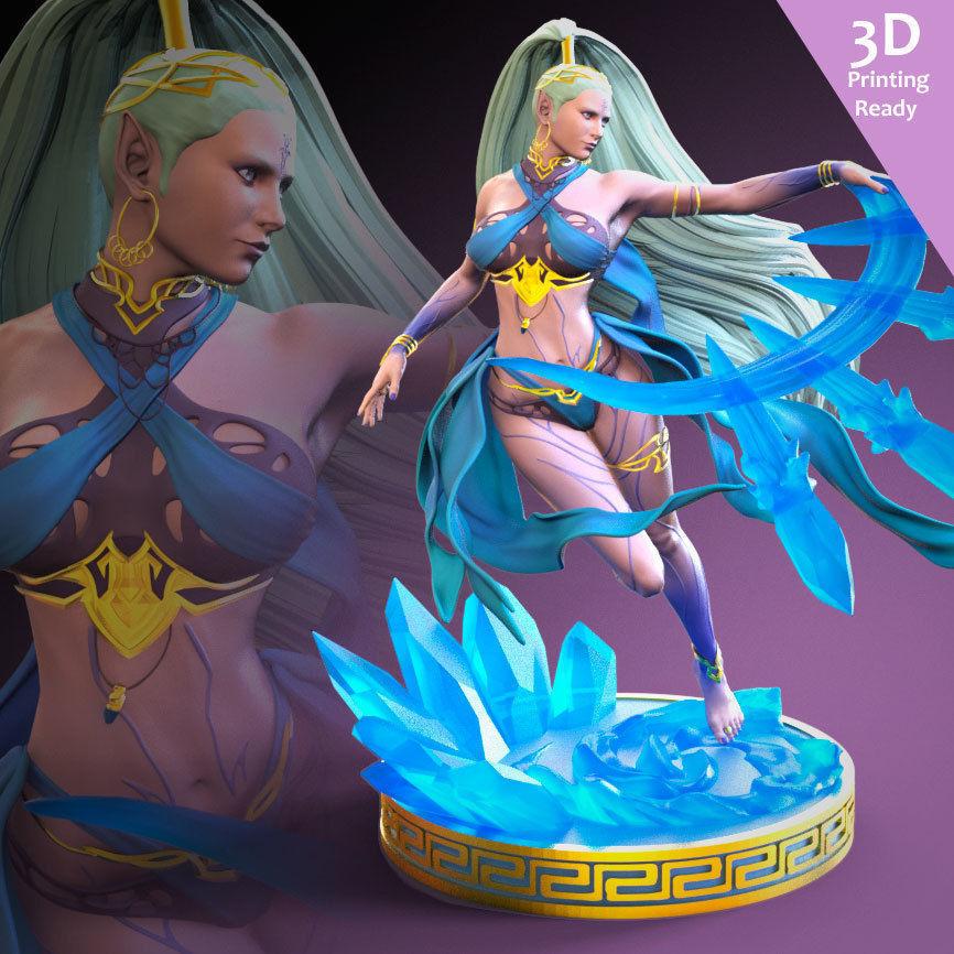 shiva-ff7-remake-fan-art-3d-printing-ready-3d-model-stl.jpg Shiva final fantasy - Image 1