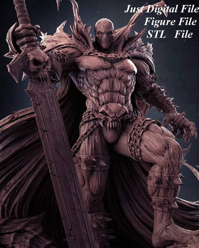 spawn-just-stl-digital-figure-file-format-3d-printer-cnc-router-product-by-yourself-742.jpg Spawn Just STL Digital Figure File Format 3D Printer CNC Router Product By Yourself - Image 1